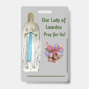 Badge Notre-Dame de Lourdes