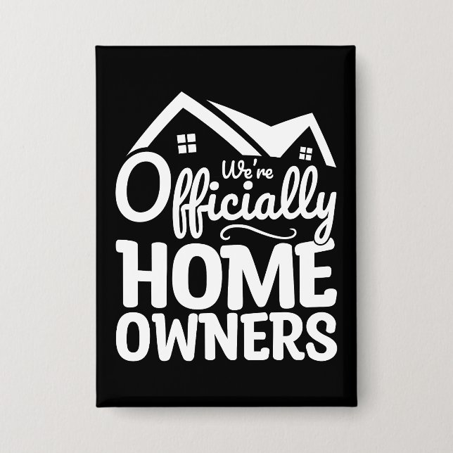 Badge Nouveau propriétaire Nous sommes officiellement pr (Recto)