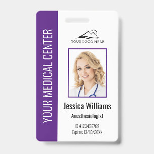 Badge Numéro d'identification de l'employé en soins de s