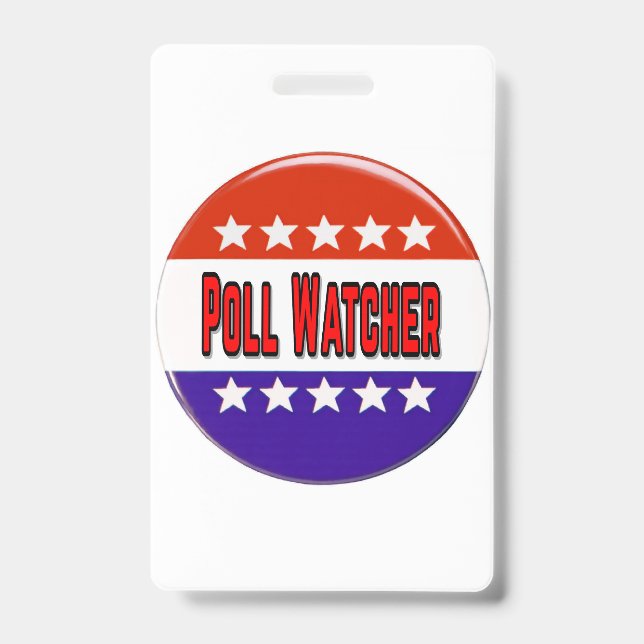 Badge Observateur de scrutin (Avant)