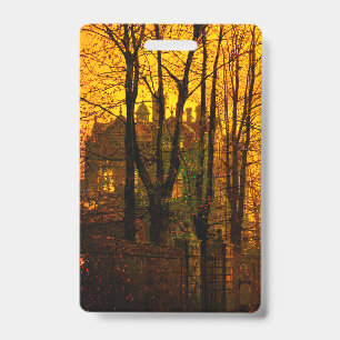 Badge October Afterglow de John Atkinson Grimshaw