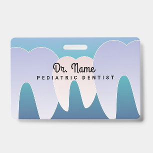 Badge Ombre Dentiste Pédiatre Dentaire Dent
