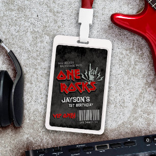 Badge One Rocks - 1er Anniversaire VIP All Access