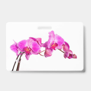 Badge Orchidée