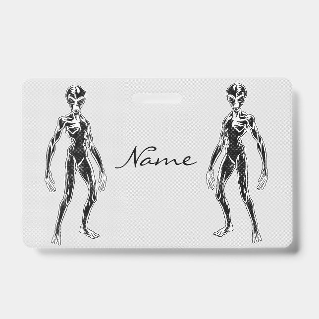 Badge OVNI Alien Thunder_Cove (Avant)
