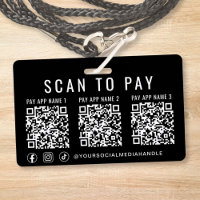 Paiement par numérisation 3 Codes QR de paiement R