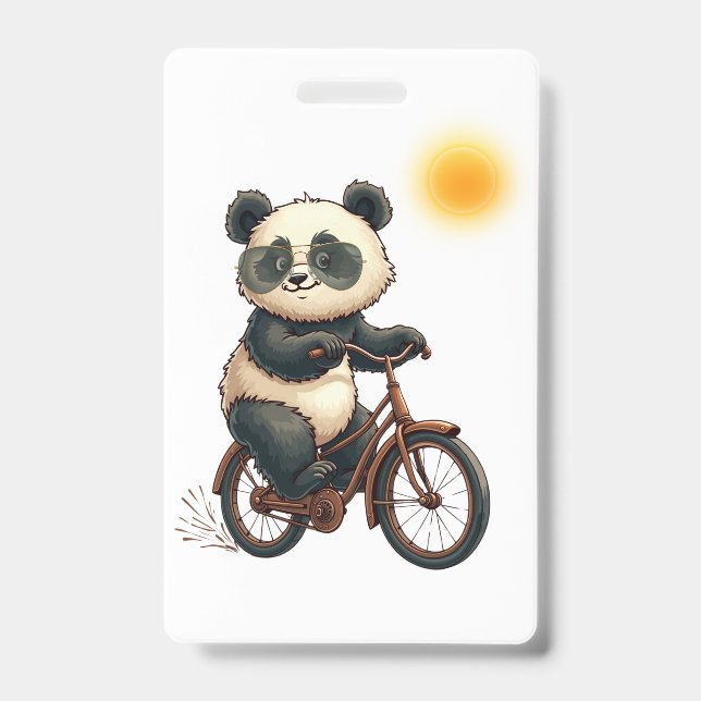 Badge Panda cyclant (Avant)