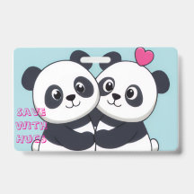 Panda Hug Budget Notebook – Cute Planner for Savin