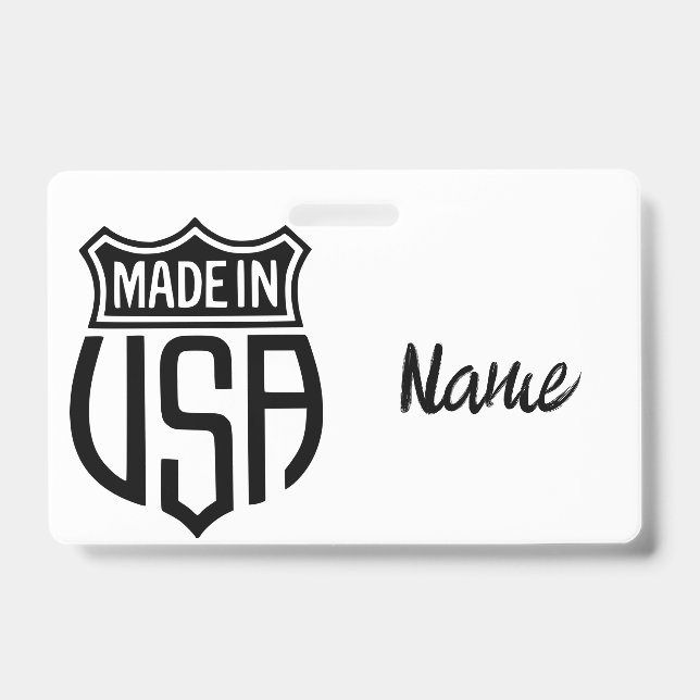 Badge Panneau Fabriqué aux États-Unis Thunder_Cove (Avant)