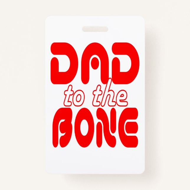 Badge Papa à l'os (Devant)