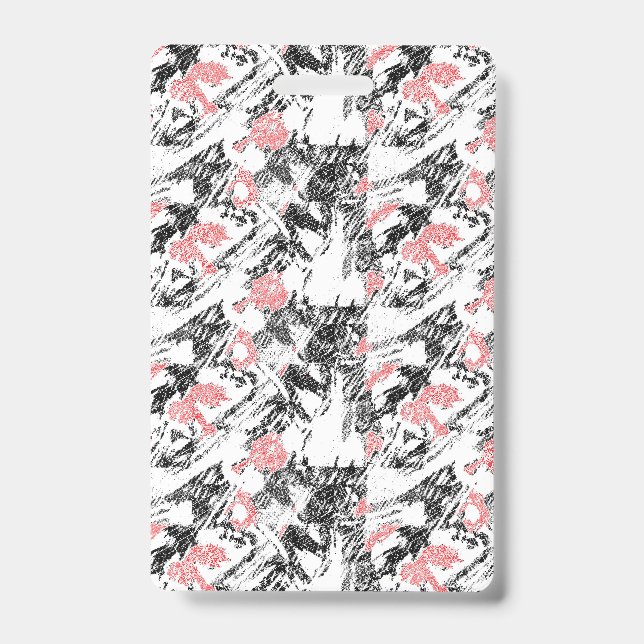 Badge Papier peint texture d'art abstrait moderne (Avant)