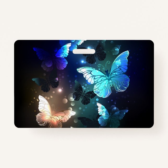 Badge Papillon de nuit (Devant)