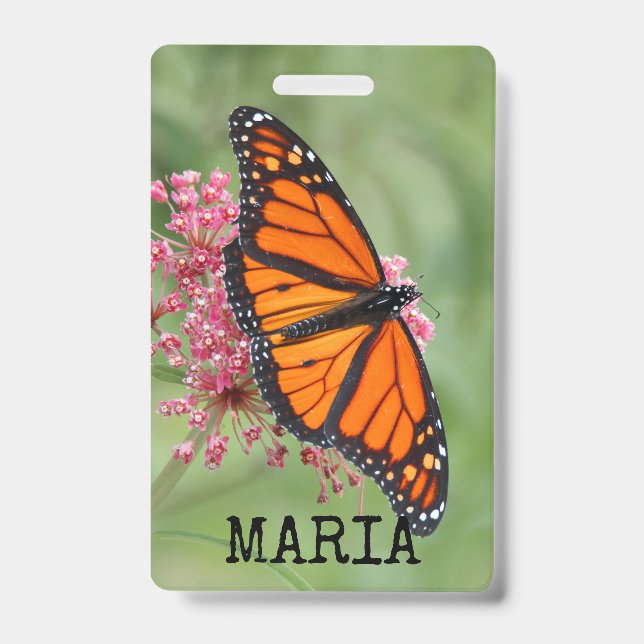 Badge Papillon monarque (Avant)