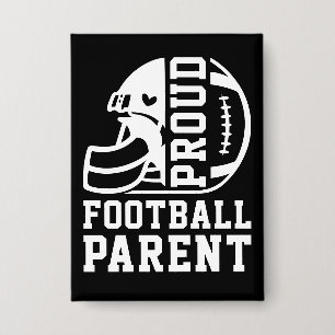 Badge Parent de footballeur fier, famille de sports de f