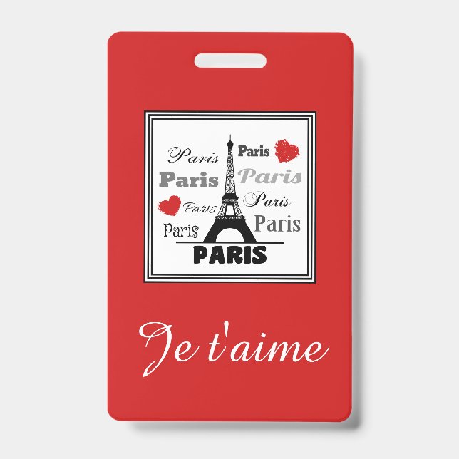 Badge Paris (Avant)