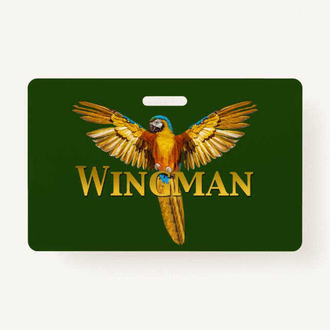 Badge Parrot Wingman (Devant)