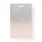 parties scintillant argent ombre typographie blush