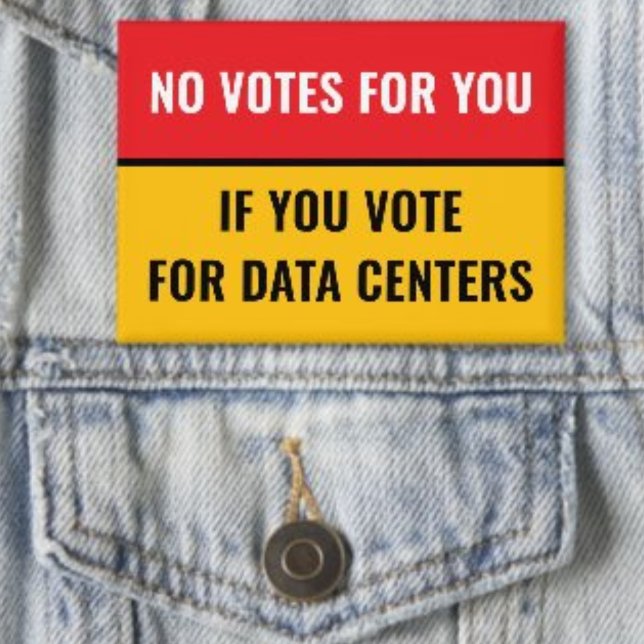 BADGE PAS DE VOIX POUR VOUS SI VOUS VOTEZ POUR LES CENTR (Créateur téléchargé)