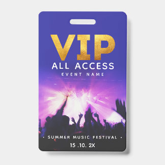 Badge Pass All Access Festival de Concert VIP