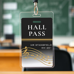 Badge Pass Salle de classe de l'école de musique