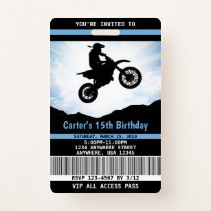 Invitations Faire Part Motocross Zazzle Fr