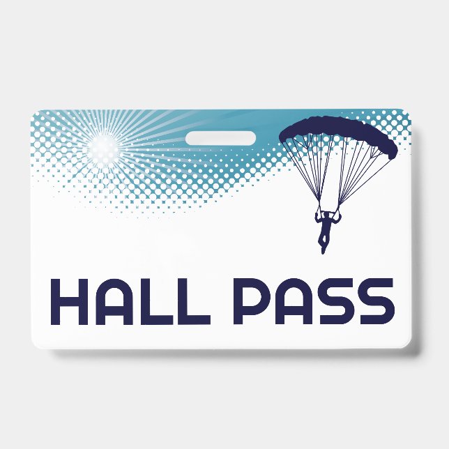 Badge Passe Skydive Teacher Hall (Avant)