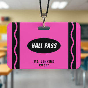 Badge Passeport de salle de classe pour enseignant(e) au