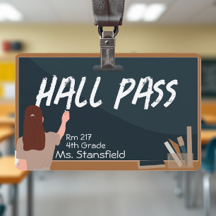 Badge Passeport de salle de classe pour enseignant élève