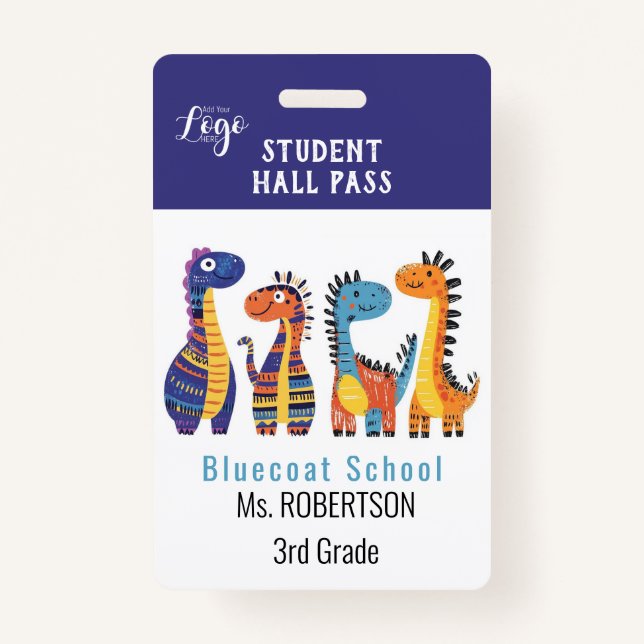 Badge Passeport pour enseignant ou étudiant pour animaux (Devant)