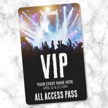 Passeport Tout Accès VIP Concert