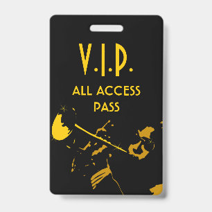 Badge Passeport Tout Accès VIP lors d'un Événement Music