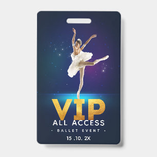 Badge Passeport VIP pour l'événement de ballet