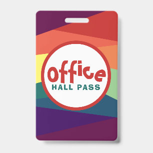 Badge Passes Rainbow Hall pour les enseignants de l'écol