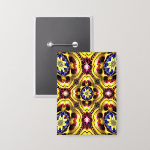 Badge Passiflora Caerulea Motif