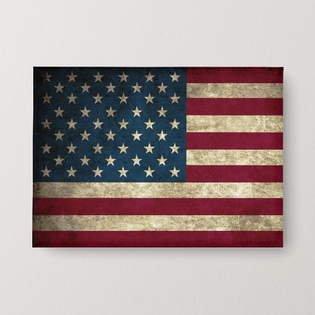 Badge Patriotic flag of America (Recto)