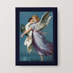 Badge Peinture de bel ange gardien