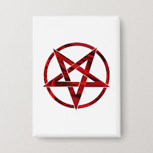 Badge Pentagram Red Devil