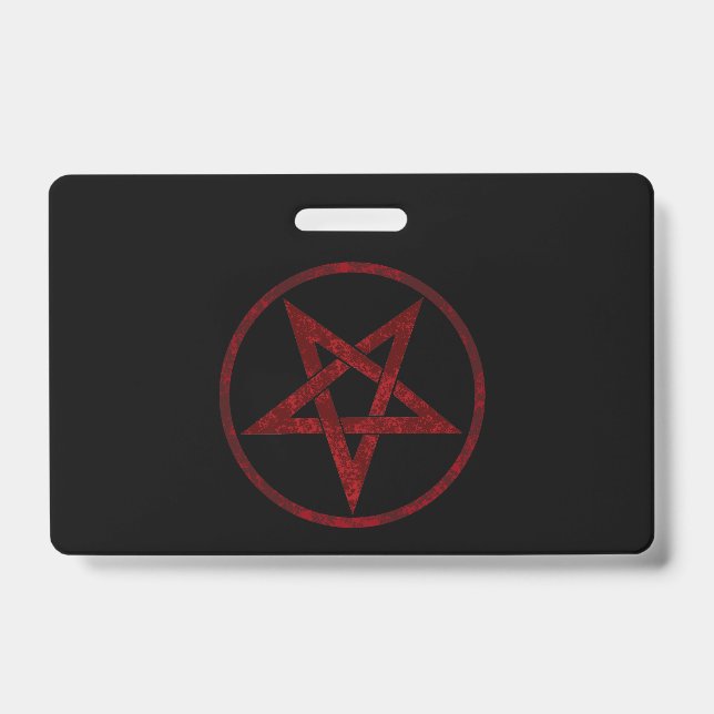 Badge Pentagram Red Devil (Avant)