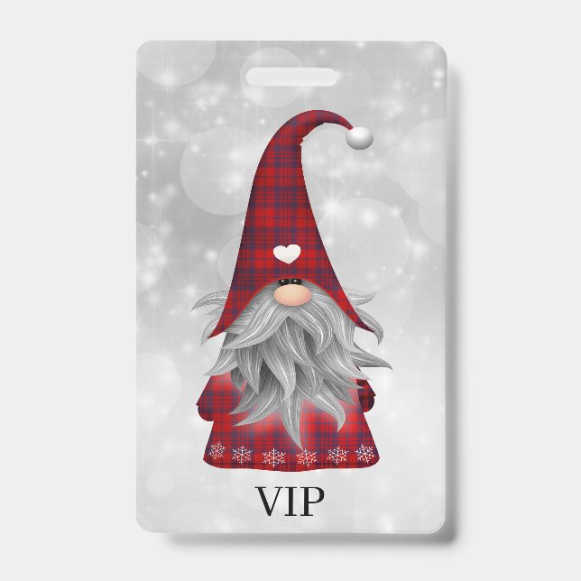 Badge Père Noël de Noël       (Avant)
