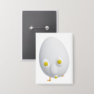 Badge Personnage d'œuf original RG & RA Design mignon