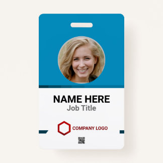 Badge Personnalisation ultime : Logo photo de l'employé