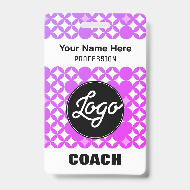 Badge Personnalisé (Avant)