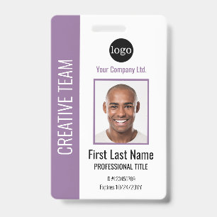 Badge personnalisé pour employés d'entreprise-Logo