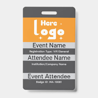 Badge Personnaliser le nom du participant à la conférenc