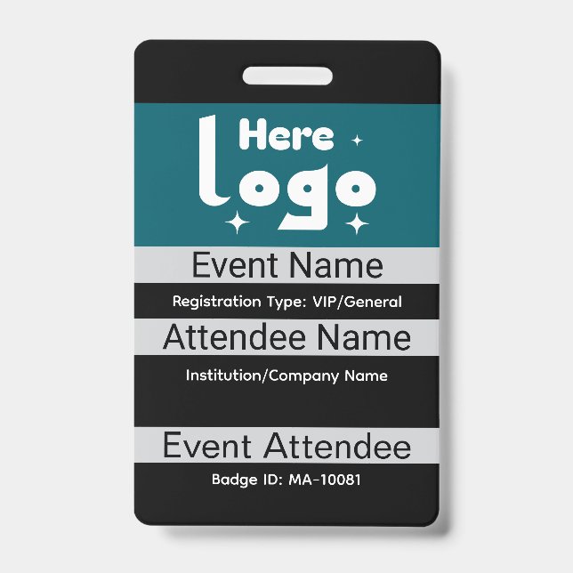 Badge Personnaliser le nom du participant à la conférenc (Avant)