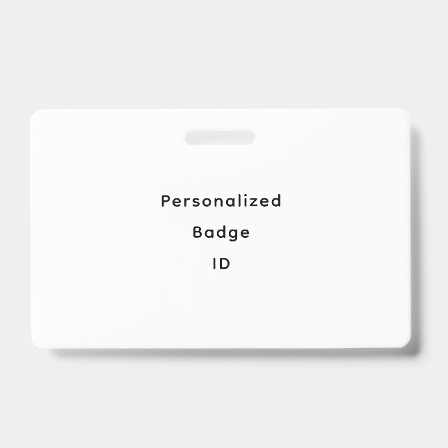 Badge Personnaliser l'ID (Avant)