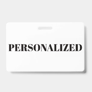 Badge Personnalisez le vôtre