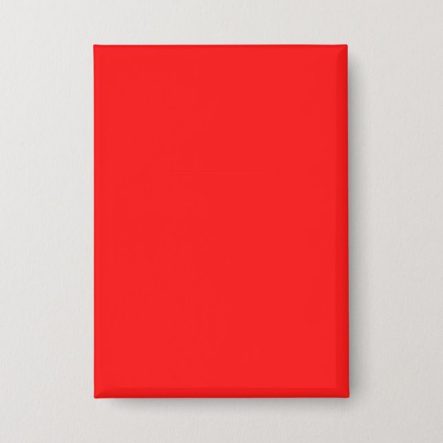 Badge Personnalisez votre propre rectangle rouge de 2,5  (Recto)