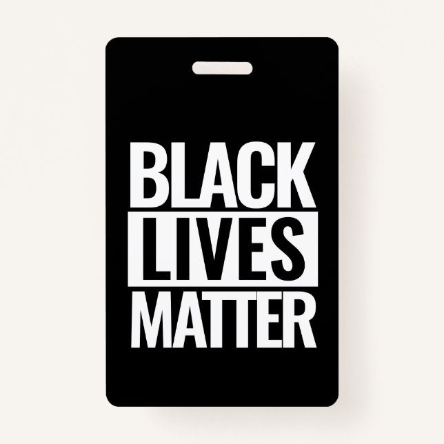 Badge Personnalité de Black Lives Matt (Devant)
