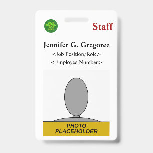 Badge "Personnel" Classique